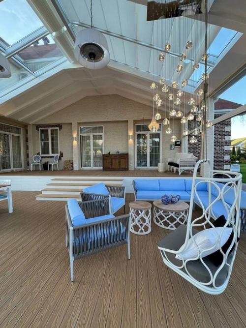 Очень уютная беседка барбекю. 06