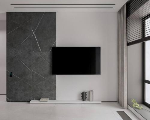 Монотонный спокойный интерьер квартиры в единой цветовой гамме. 01