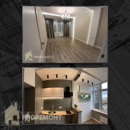 Стильный дизайнерский ремонт в небольшой квартире 38 кв. 04