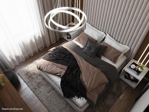 Дизайн - проект спальни с гардеробной. 05