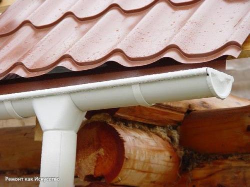Металлические или пластиковые водосточные системы. 07