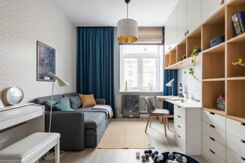 Интерьер квартиры площадью 88 кв. 06