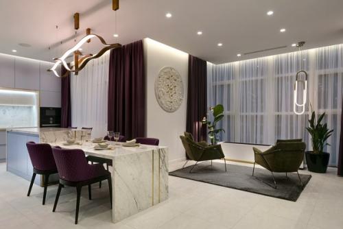 Кухня - гостиная после капитального ремонта по дизайн - проекту. 01