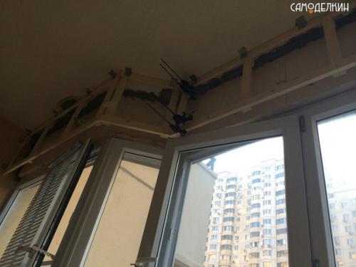 Обустройство балкона своими руками. 02