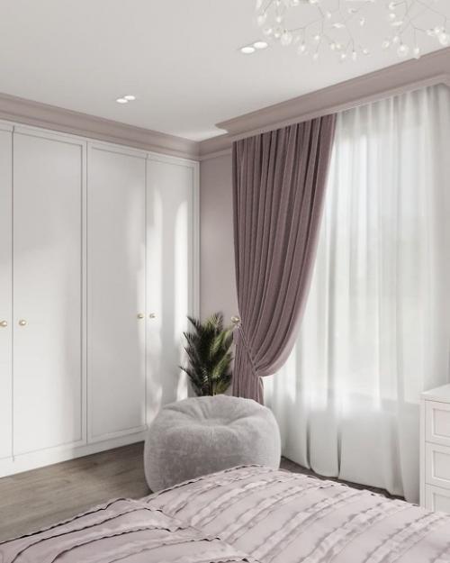 Стильная спальня.  Один из самых приятных дизайн - проектов. 03