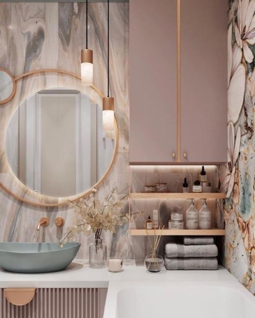 Красивая детская ванная комната невероятно. 02