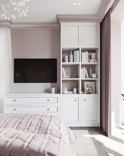 Стильная спальня.  Один из самых приятных дизайн - проектов. 04