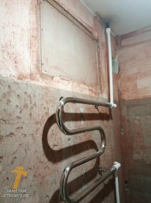 Хитрости ремонта.  Ремонт санузла своими руками. 02