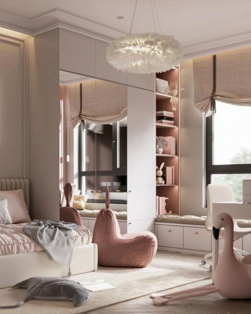 Школа ремонта.  Детская комната, площадью - 15. 02