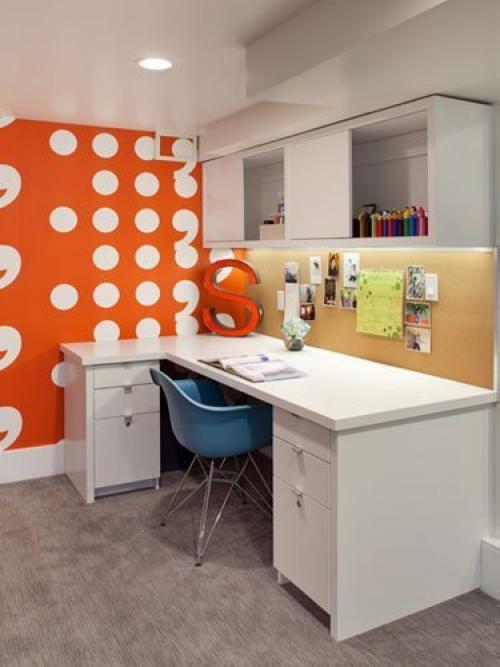 Как применить в интерьере остатки обоев. 08