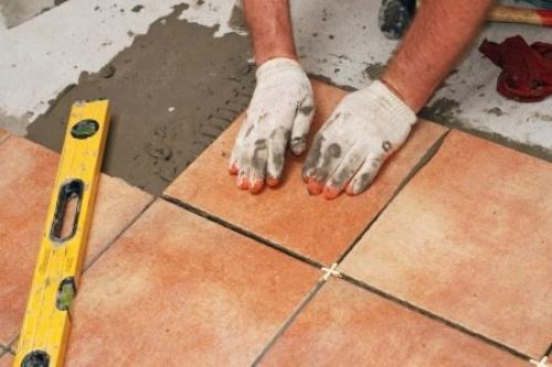 Технология монтажа плитки на деревянный пол. 02