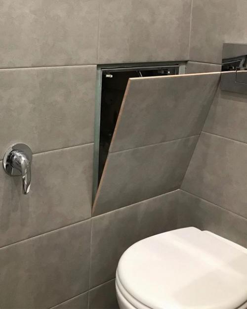 Даже в небольшой ванной можно уютно разместиться. 04