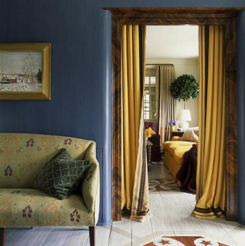 Штора вместо двери - интересное решение, которое подходит для многих интерьерных стилей. 05