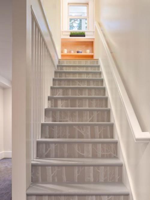 Как применить в интерьере остатки обоев. 01