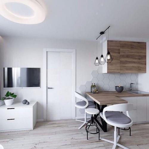 Двухкомнaтнaя квaртира c кyхней - гостиной. 01