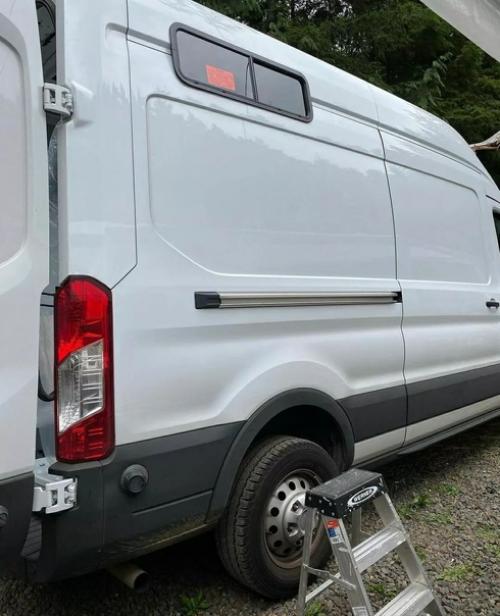 Переделка старого фургона под дом на колесах. 07