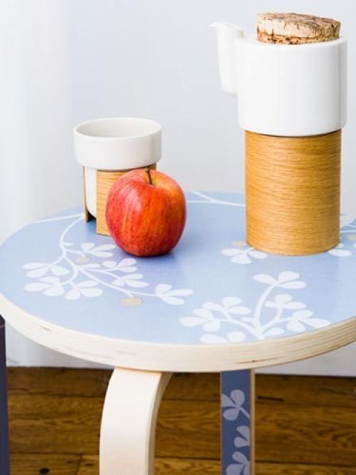 Как применить в интерьере остатки обоев. 04