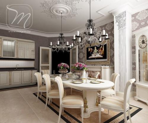 Кухня в классическом стиле. 02