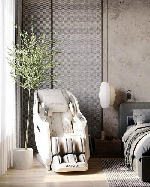 Просторная спальня настоящим оазисом уюта и спокойствия стала. 09