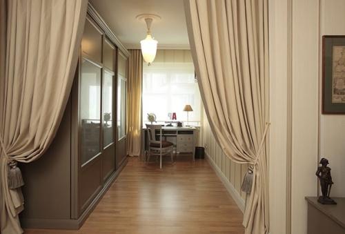 Штора вместо двери - интересное решение, которое подходит для многих интерьерных стилей. 04