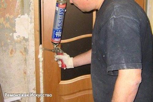 Простой способ дверную коробку в проём своими силами установить. 07 Простой способ дверную коробку в проём своими силами установить. 07