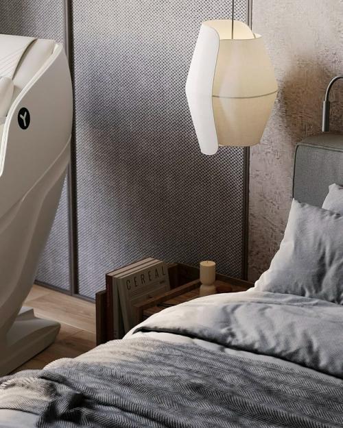 Просторная спальня настоящим оазисом уюта и спокойствия стала. 02