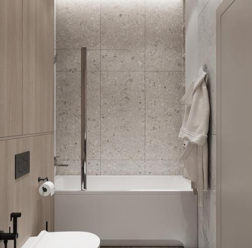 Красивый и стильный ремонт ванной комнаты. 02