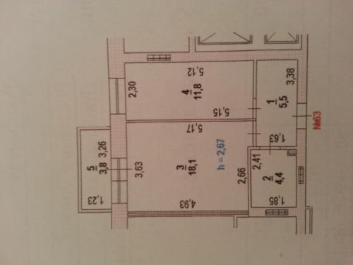 Дизайн и планировка однокомнатной квартиры 40 кв. 04