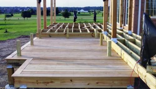 Терраса из дерева своими руками. 07