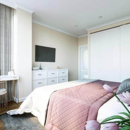 Дизайн спальни 18 кв. 05