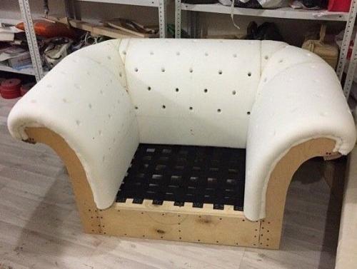 Кресло для дачи решил сделать своими руками. 03