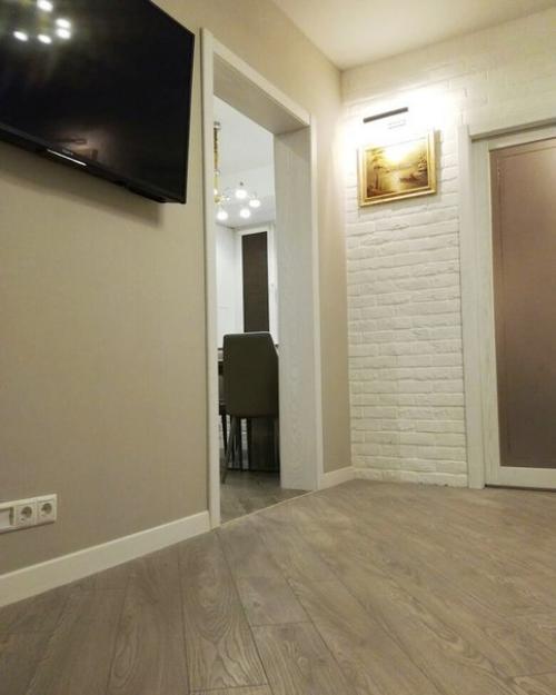 Зонирование в комнате 19 кв. 02