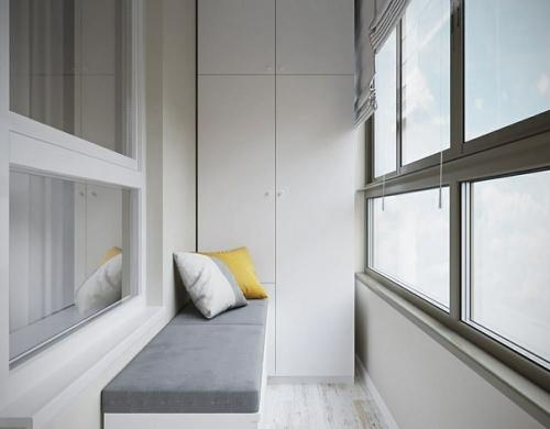 Не стали в жилой комнате пытаться выделить спальню и гостиную. 05