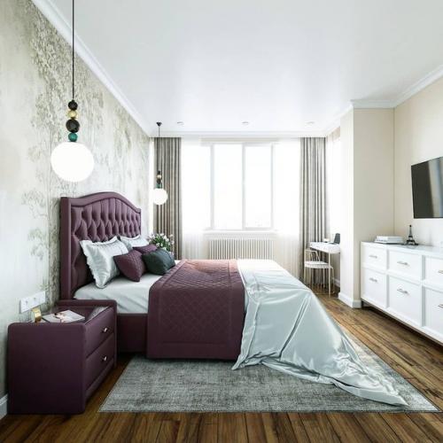 Дизайн спальни 18 кв. 02