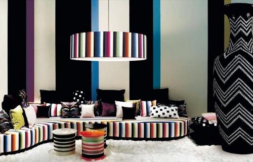 Полоска - необычное решение для интерьера, которое никогда не выйдет из моды. 06