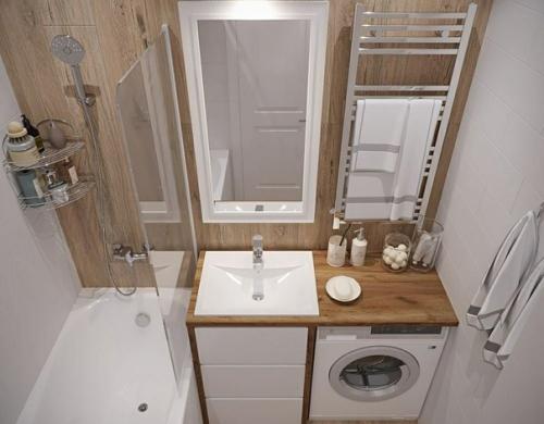 Не стали в жилой комнате пытаться выделить спальню и гостиную. 06