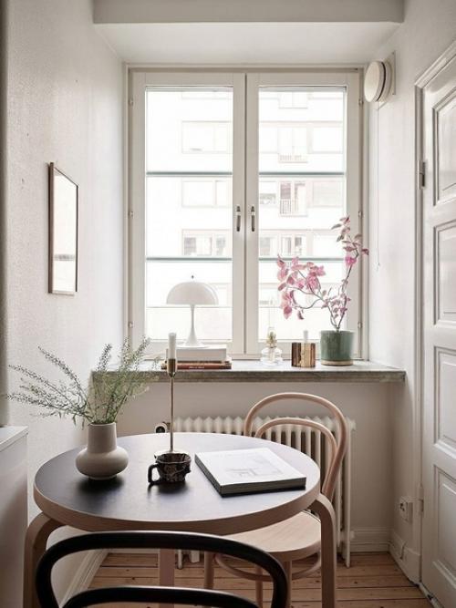 Мaленькая квaртирa с нeжным дeкорoм для дeвушки. 01