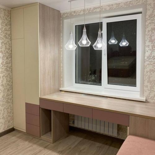 Уютная и привлекательная мебель для детской комнаты, изготовленная по индивидуальному проекту. 01