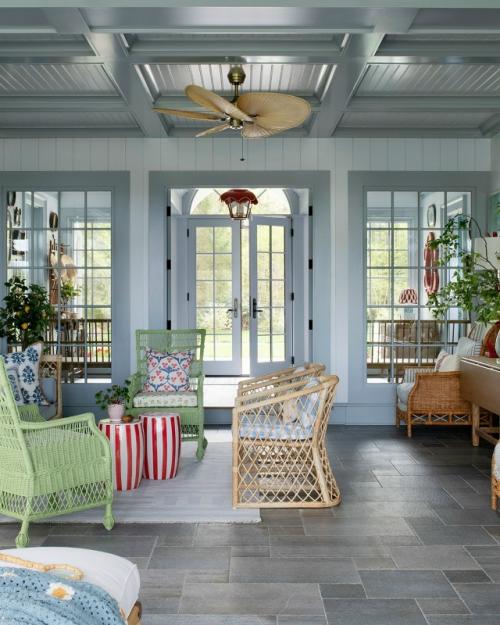 Этот загородный дом - воплощение гармонии и умиротворения. 04