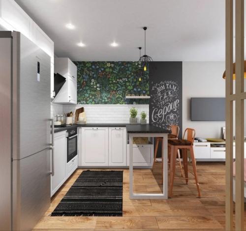 Квартира студия - это открытая площадь и простор для творчества. 01