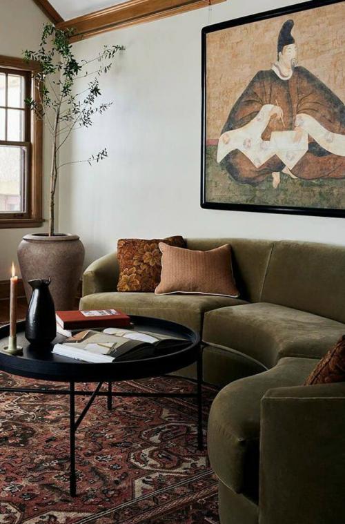 Иногда именно текстиль главным героем интерьера становится. 08