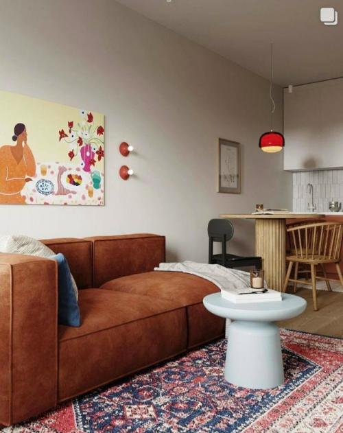 Иногда именно текстиль главным героем интерьера становится. 05