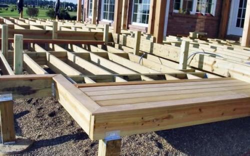 Терраса из дерева своими руками. 06