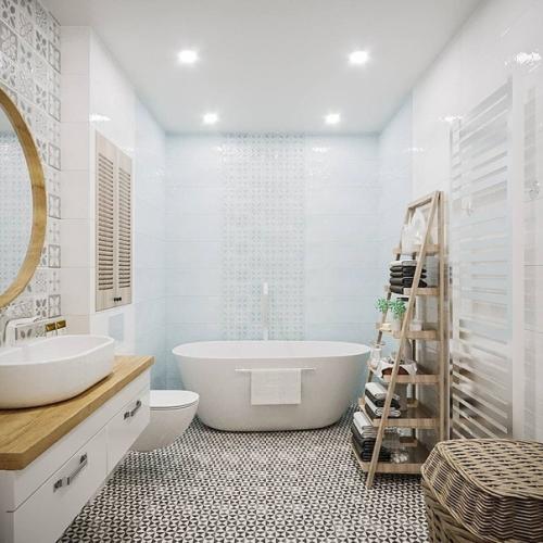 Дизайн ванной комнаты 7 кв. 01