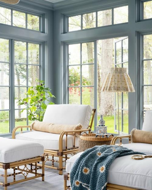 Этот загородный дом - воплощение гармонии и умиротворения. 03