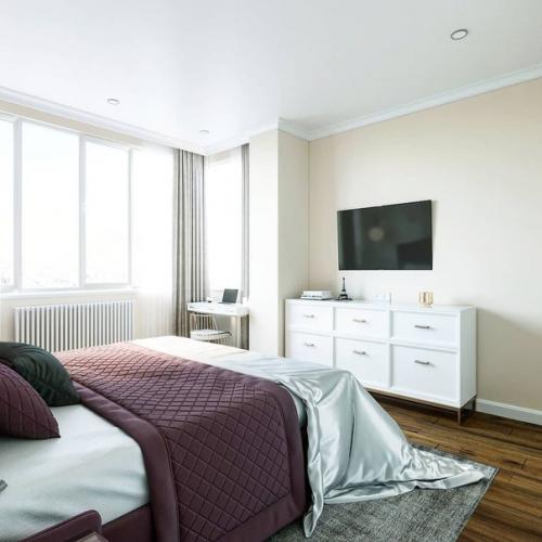 Дизайн спальни 18 кв. 03