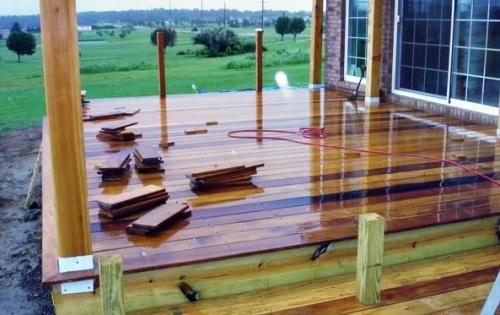 Терраса из дерева своими руками. 08