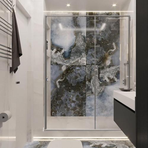 Душевая и ванная комната в одной квартире. 02