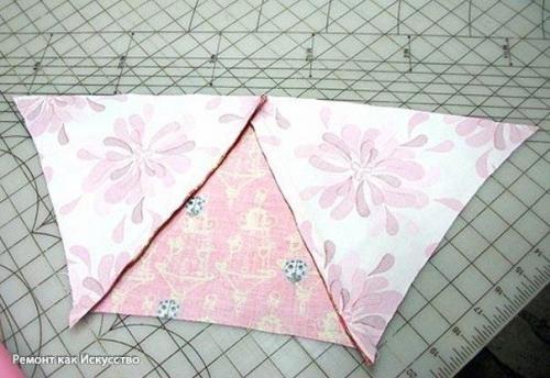 Как сшить подушку - звезду. 02