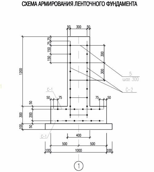 Как сделать обвязку фундамента арматурой. 05